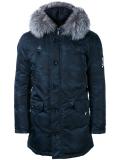 camouflage mid parka coat