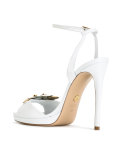 floral detail sandals