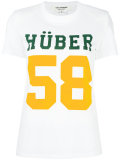 varsity print T-shirt