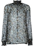 'Leopard'高领罩衫