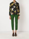floral print biker jacket