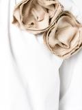 rose applique blouse