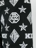 Monogram x Latin gathered coat