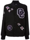 varsity style bomber jacket