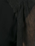 ribbon-tie sleeve blouse