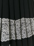 embellished crepe mini skirt