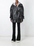 oversized leather jacket 
