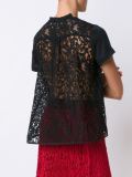 lace insert T-shirt