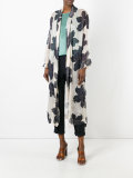 floral print coat
