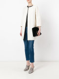 collarless coat