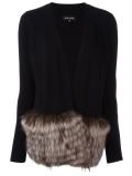 racoon trim cardigan 
