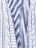 striped asymmetric skirt