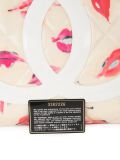 jumbo lip print shoulder bag