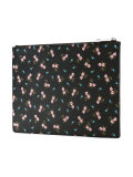 medium floral print clutch