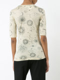 allover print T-shirt