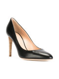 stack heel stilettos