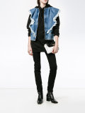 sleeveless frayed denim jacket 