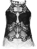 halterneck lace top