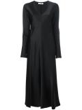 V-neck flared dress