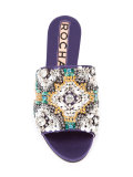 crystal embellished mules 