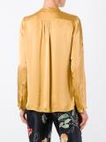 band collar shirt