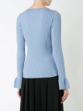 frilled sleeve jumper 