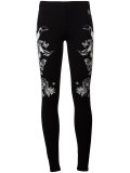 tropical print leggings