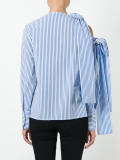 loose-fit striped blouse
