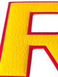 'R' sticker