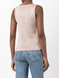 lamé tank top
