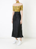 printed choker top 