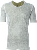faded effect fitted T-shirt
