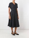tweed wrap dress