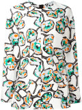 Whisper print blouse