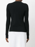 'Key Stick' long sleeve zigzag sweater