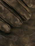 distressed effect gloves