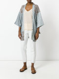 printed poncho 