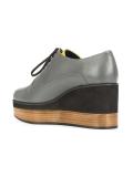wedge lace-up shoes