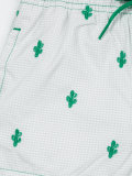 embroidered cactus swim short 