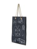 icons print chain tote