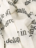 text print scarf