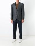 pleated regular trousers