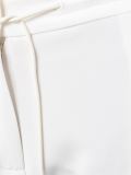 turn-up hem drawstring trousers