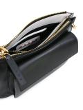 two tone pocket crossbody bag