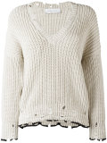 v-neck jumper