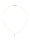 18kt gold and diamond single kite necklace