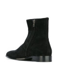zipped ankle boots