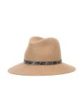 studded detailing fedora hat