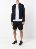 zip front bomber jacket
