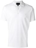 open collar polo shirt